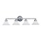 Designers Fountain Opal Essence 25.75in 4-Light Chrome Classic Indoor Vanity Light with Satin Opal Glass Shades 4964-CH - alternate 1